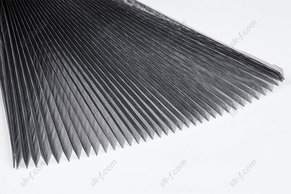 Плиссированное полотно москитной сетки