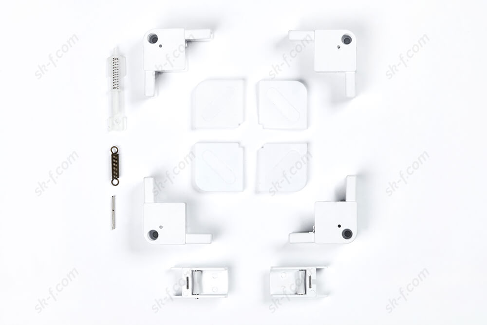 Комплектующие для белой москитной сетки плиссе