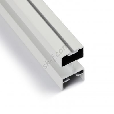 Профиль ручки москитной сетки плиссе SKF белый