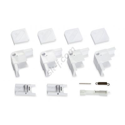 Компоненты для москитной сетки плиссе SKF белого цвета